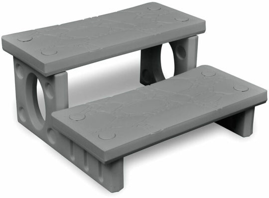 Harmaat kylpyportaat