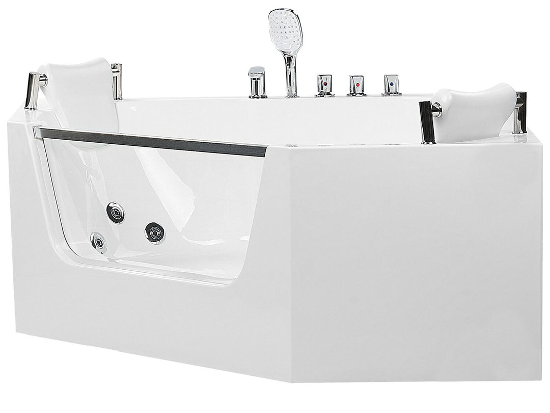 Kulmaporeamme valkoinen 135 x 135 cm CANTALLA