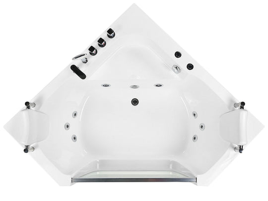 Kulmaporeamme valkoinen 135 x 135 cm CANTALLA