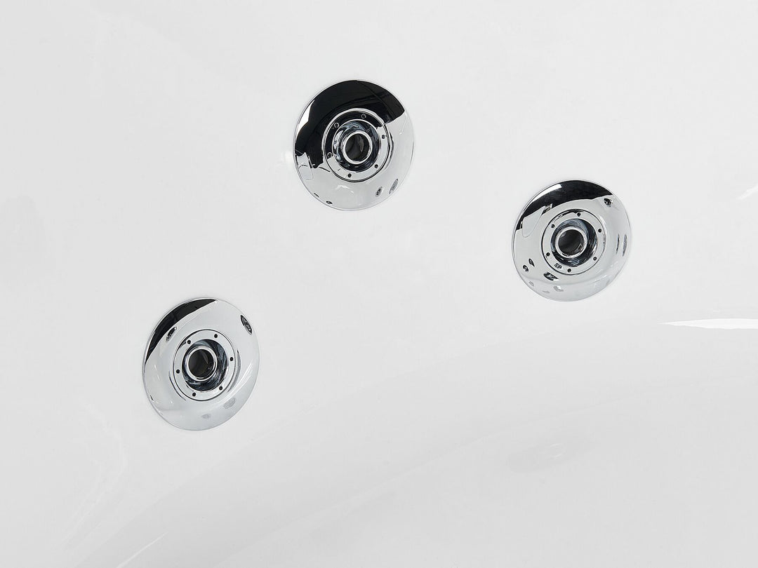 Kulmaporeamme valkoinen 135 x 135 cm CANTALLA