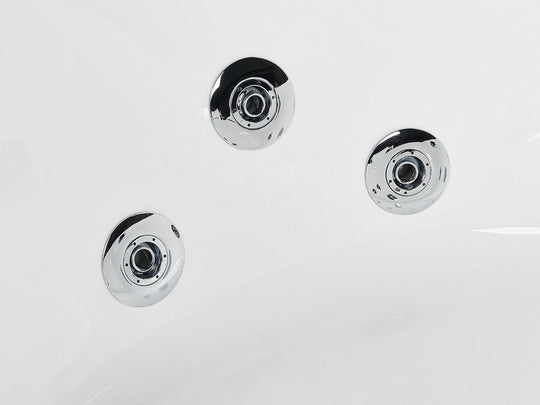 Kulmaporeamme valkoinen 135 x 135 cm CANTALLA